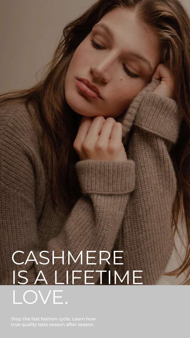 Kampaň: Cashmere is a Lifetime Love